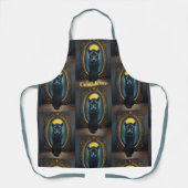 Black Kitten to Panther Confidence Apron 🐱➡️🖤 Schort (Voorkant)