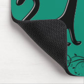 Black Kittens Cartoon IV Mousepad Muismat (Hoek)