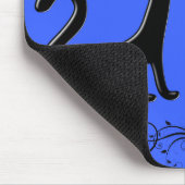 Black Kittens Cartoon VIII Mousepad Muismat (Hoek)