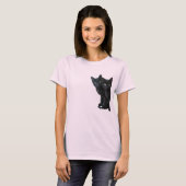 Black kittens t-shirt (Voorkant volledig)