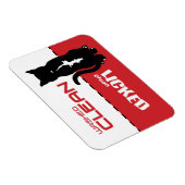 Black Kitty Cat Dishwasmachine Magnet - Verbruikte Magneet (Rechterzijde)