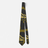 Black Kitty Cat Metallizer Factory Deco Stropdas (Voorkant)