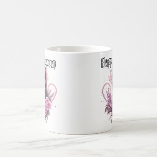 Black Kitty Kat | Happy Halloween Koffiemok (Center)