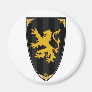 Black Knays Shield Magnet