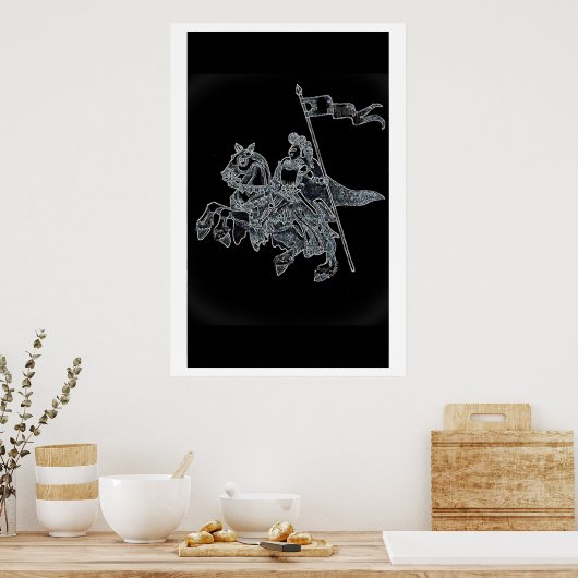 Black Knight Poster (Keuken)