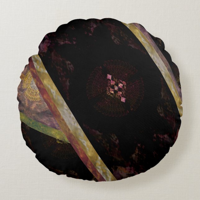 black knight rond kussen (Voorkant)