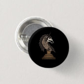 Black Knight Ronde Button 3,2 Cm (Voorkant /achterkant)
