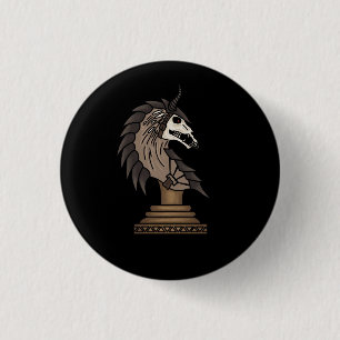Black Knight Ronde Button 3,2 Cm