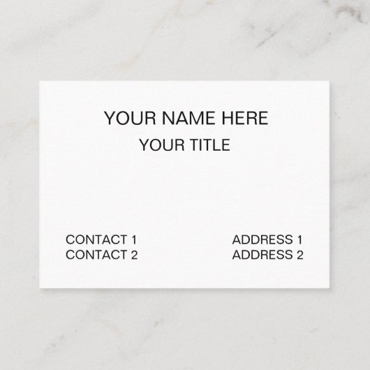 Black Knight Schaakspel Visitekaartje (Achterkant)