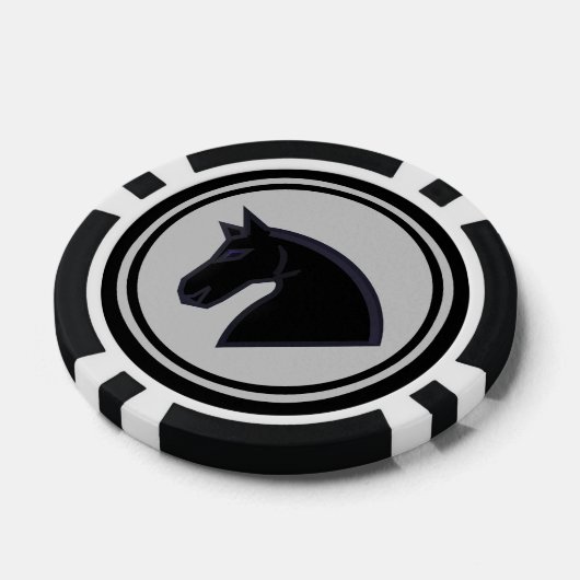 Black Knight Schaakstuk Pokerchips (Enkel)