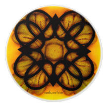 Black Knob Ceramic Pull