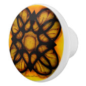 Black Knob Ceramic Pull Keramische Knop (Rechts)