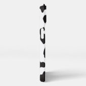 Black Koe Print Phone Cass iPhone Hoesje (Rechterkant)