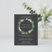 BLACK KRAFT FOLIAGE LIJST GRAND OPENING CEREMONY BRIEFKAART (Staand voorkant)
