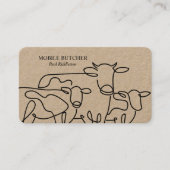 Black & Kraft Mobiele slager veehouder Visitekaartje (Voorkant)