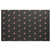 Black Krampus Fabric Stof (Yard (91,4 cm))