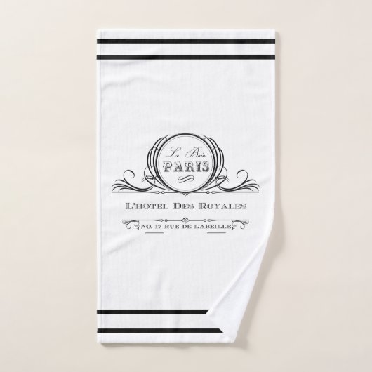 Black L’ hotel Des Royales Bathroom Towel Set Bad Handdoek (Handdoek)