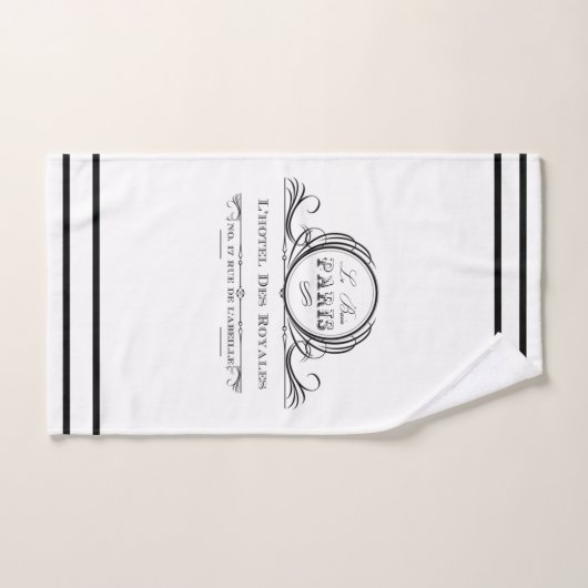 Black L’ hotel Des Royales Bathroom Towel Set Bad Handdoek (Handdoek)