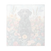 Black Lab - 5,5-inch x 6-inch Notitieblok (Voorkant)