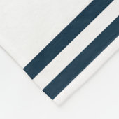 Black Lab Amerikaanse vlag FAMILIENAAM Patriottisc Fleece Deken (Hoek)