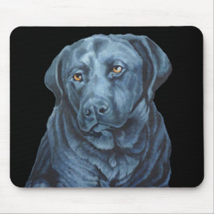 Black Lab Art Muismatten Blue Dog Muismatten & Gif