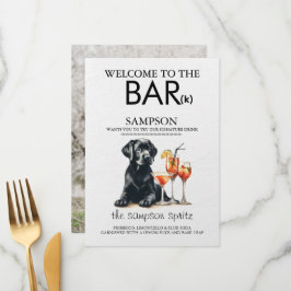 Black Lab Bar Menu