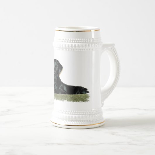 Black Lab Beer Stein Bierpul (Voorkant rechts)
