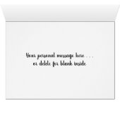 Black Lab Birthday Card - Dog Cake Birthday (Binenzijde Horizontaal (Onderkant))