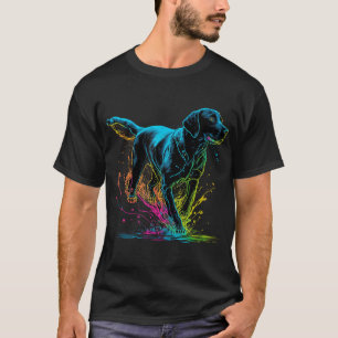 Black Lab Black Labrador Retriever Puppy Dog Mom T-shirt