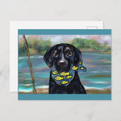 BLACK LAB BRIEFKAART (Voorkant / Achterkant)