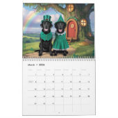 Black Lab Calendar Kalender (Mar 2026)