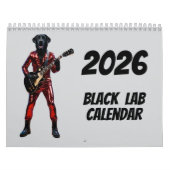 Black Lab Calendar Kalender (Hoes)
