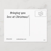 Black Lab Christmas-Briefkaart Feestdagenkaart (Achterkant)