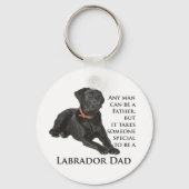 Black Lab Dad Sleutelhanger (Voorkant)