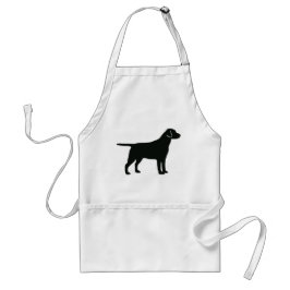 Black Lab Dog Apron Standaard Schort