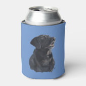 Black Lab Dog Art Koelbox Blikjeskoeler (Blikje Voorkant)