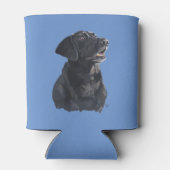 Black Lab Dog Art Koelbox Blikjeskoeler (Achterkant)
