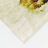 Black Lab Dog Duck Training Art Fleece Deken (Hoek)