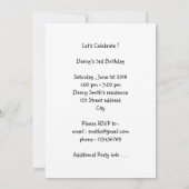 Black Lab Dog en Donuts Kaart (Achterkant)