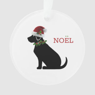 Black Lab Dog Kerstkerstkerstkerstkerstkerstkerstk Ornament
