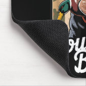 Black Lab Dog Local Southern Boy Camo Duck Hunting Muismat (Hoek)