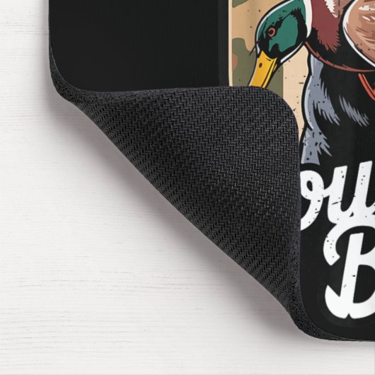 Black Lab Dog Local Southern Boy Camo Duck Hunting Muismat (Hoek)