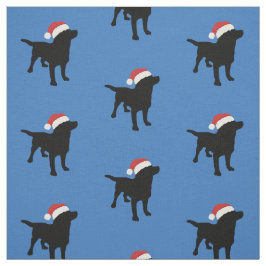 Black Lab Dog met kerstcadeautje Pet Stof