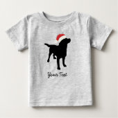 Black Lab Dog met kerstkerstkerstkerstkerstkerstke (Voorkant)