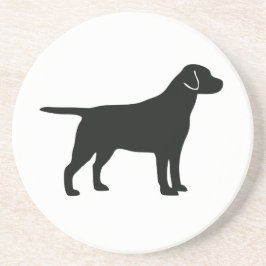 Black Lab Dog Onderzetter
