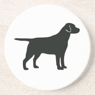 Black Lab Dog Onderzetter