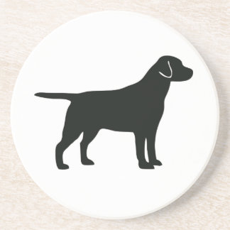 Black Lab Dog Onderzetter