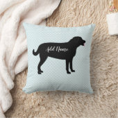 Black Lab Dog Persoonlijke naam Kussen (Deken)