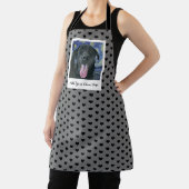 Black Lab Dog Pet Persoonlijke foto en tekst Schort (Insitu)