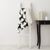 Black Lab Dog Sherpa Deken (In situ)